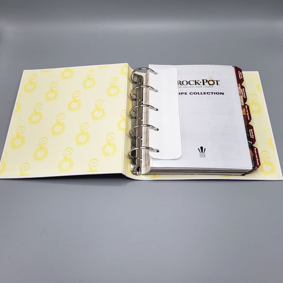 Rival Cookbook Crock Pot Slow Cooker 500 Recipes Collection Binder Divider Tabs - Picture 7 of 14